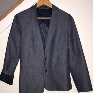 Express chambray blazer size 10